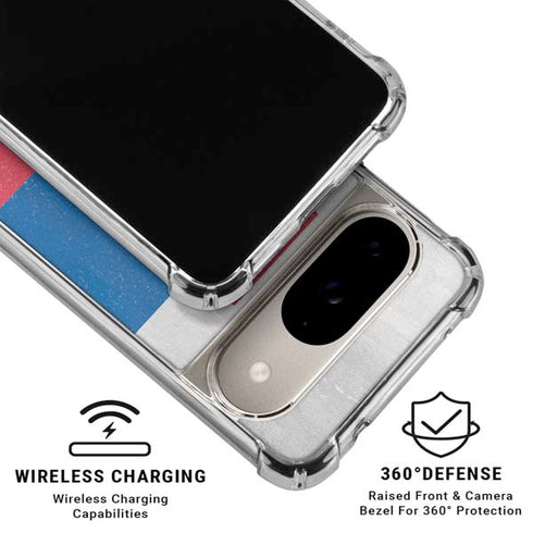 Slovakia Flag Distressed Google Pixel 10 Clear Case